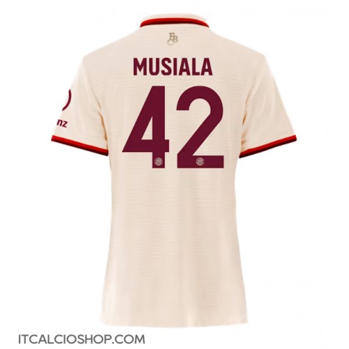 Bayern Munich Jamal Musiala #42 Terza Maglia Femmina 2024-25 Manica Corta